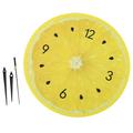 Lemon Fruit Wall Clock Clocks Home Decor Living Room Clock Tropical Fruit Wall Art Clock