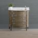 Marion Demilune 36" Single Bath Vanity - Soft White - Frontgate