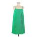 Zara Casual Dress - Slip dress: Green Dresses - Women's Size Medium