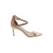 MICHAEL Michael Kors Heels: Tan Solid Shoes - Women's Size 9 1/2 - Open Toe