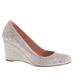 J. Crew Shoes | J.Crew Martina Wedge Pumps | Color: Gray/Silver | Size: 9