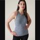 Athleta Tops | Athleta Women's Renew Seamless Racerback Tank Size M In Swallowtail Blue Heather | Color: Blue/Gray | Size: M