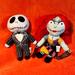 Disney Holiday | Jack And Sally Plush Dolls | Color: Black/Red | Size: Os