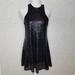 Free People Dresses | Free People Sequin Swing Dress | Color: Black | Size: Xs