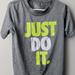 Nike Matching Sets | Nike Just Do It Boys Top | Color: Gray/Silver | Size: 5b