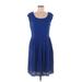 RN Studio By Ronni Nicole Casual Dress: Blue Dresses - Women's Size 8