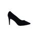 Tahari Heels: Pumps Stilleto Cocktail Party Black Print Shoes - Women's Size 8 1/2 - Pointed Toe