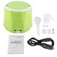 1.6L Mini Rice Cooker 24V Car Rice Cooker and Steamer Electric Portable Multifunctional Rice Cooker Fully Automatic Removable Non-Stick Rice Pot Food Steamer for Truck Travel Camping (Green)