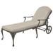 Summer Classics Provance 78.38" Long Reclining Single Chaise w/ Cushions Metal in Gray | 41.75 H x 31 W x 78.38 D in | Outdoor Furniture | Wayfair