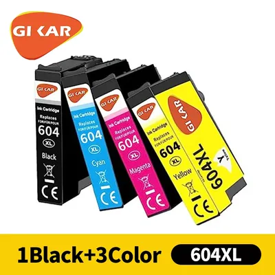 GIKAR T604XL 604 Cartouche d'encre Compatible pour Epson XP-2200 2205 3200 3205 4200 4205 2935