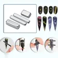 Lot de 4 bâtons magnétiques œil de chat pour ongles 4 blocs magnétiques multifonctions pour salon