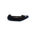 Tod's Flats: Blue Solid Shoes - Women's Size 7 1/2 - Round Toe