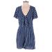 Crystal Sky Romper: Blue Stripes Rompers - Women's Size 5