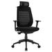 High Back Mesh Office Chair Swivel Reclining Task w/Clothes Hanger