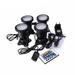 Fountains Pond Lamp Waterproof LED For Swimming Pool Aquarium Spot Lights RGB 36 LED Underwater Lamp Underwater Spot Light 4 LIGHTS