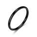 Temperament Versatile 2Mm Thin Titanium Steel Ring Female Fashion Plain Ring Tail Ring Jewelry Styling Powder