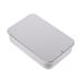 HGYCPP Metal Tin Rectangle Jewelry Storage Box Case Candy Coin Key Pill Organizer Sliding Organizer Small Items Container