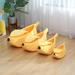 (Yellow-L) 1pc Banana Cat Bed House Funny Cute Cozy Pet Cat Nest Warm Comfort Soft Washable