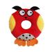 Waroomhouse Dog Plush Toy Bite-resistant Dog Toy Interactive Alphabet Plush Dog Toy with Sound Bite Resistant Teeth-grinding Relieve Boredom Attractive Dog Toy