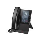 Poly CCX 505 IP Phone - Corded - Corded/Cordless - Wi-Fi Bluetooth - Desktop Wall Mountable - Black - 24 x Total Line - VoIP - 2 x Network (RJ-45) - PoE Ports