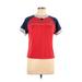 Nike Active T-Shirt: Red Activewear - Women's Size Large
