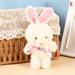 Cute Love Blush Little White Rabbit Soft Cotton Animal Plush Stuffed Toy KeyChai
