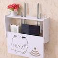 No Drill Cable Router Storage Box Shelf Wall Hangings Bracket Cable Organizer