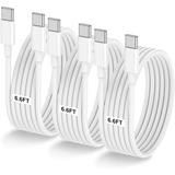 3-Pack [3.3FT+6FT+10FT] 60W USB C to USB C Cable Type C to Type C Cable Fast Charging Cable Compatible with iPhone 15/Plus/15 Pro/Pro Maxï¼ŒSamsung Galaxy S23 S22 iPad Pro MacBook Air and More