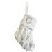 1Pc Christmas White Stocking Letter Embroidery Knitted Handmade Reusable Xmas Tree Hanging Gift Bag Stocking Pendant Party Holiday Decoration Supplies