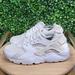 Nike Shoes | Nike Huarache Lace Up Running Sneaker Shoe Cream & Ivory Size 7 Youth/8.5 Womems | Color: Cream/White | Size: 7g