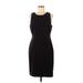 J.Crew Mercantile Casual Dress - Sheath Scoop Neck Sleeveless: Black Print Dresses - Women's Size 8