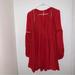 Free People Dresses | Free People Size Small Gorgeous Red Long Sleeve Dress | Color: Red | Size: S