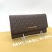 Michael Kors Bags | Michael Kors Trifold Wallet Brown | Color: Brown/Gold | Size: Large