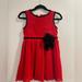 Kate Spade Dresses | Kate Spade Holiday Chiffon Toddler Dress | Color: Black/Red | Size: 5tg