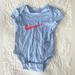 Nike One Pieces | 3 For $15 Nike Baby Dri-Fit Moisture Wicking Onesie Newborn Denim Blue Orange | Color: Blue/Orange | Size: Newborn
