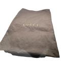 Gucci Other | Authentic Gucci Brown Drawstring Dust Shoe Bag 10x15 | Color: Brown | Size: Os