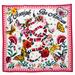 Gucci Accessories | Gucci “Blind For Love” “L’aveugle Par Amour” Garden Print Scarf Wrap Shawl | Color: Black/Red | Size: 55” X 55”