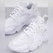 Nike Shoes | Nike Air Huarache Sneakers In Triple White (Fits Like A Women’s 6) | Color: White | Size: 6.5
