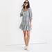 Madewell Dresses | Madewell Eyelet Lizzie Babydoll Dress Tiered Puff Sleeves Square Neck Size 6 | Color: Blue | Size: 6