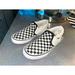 Vans Shoes | Checkered Slip On Vans Size Womens 6.5 | Color: Black | Size: 6.5