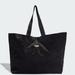 Adidas Bags | Adidas Ladies Tote Bag Black Originals Ii3384 Bag Glam Goth Shopper Bag Womens | Color: Black/Silver | Size: Os