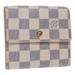 Louis Vuitton Bags | Louis Vuitton Damier Azur Portefeuille Elise Trifold Wallet N61733 Auth Ki3214 | Color: White | Size: Os