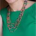 Kate Spade Jewelry | Kate Spade Colorful Multi-Chain Layered Necklace | Color: Green/Pink | Size: Os