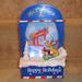 Disney Holiday | Disney Mickey Minnie & Pluto Christmas Snow Globe Musical 5 Songs 6" Plastic | Color: Blue | Size: Os