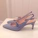 J. Crew Shoes | J. Crew Slingback Heels - Size 8 | Color: Blue | Size: 8