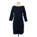 Old Navy Casual Dress - Sweater Dress: Blue Dresses - Women's Size Medium