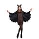 YNIEIAA Women's Carnival Costume, Bat Costume, Bat Costume, Girls, Fancy Dress Costume, Women's Bat, Fancy Dress Costumes, Bath Button Outfit, Animal Costume, Black, XXL