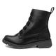 Heavenly Feet Ingrid Womens Black Lace Up Boot - Size 3 UK - Black