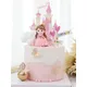 Décoration de gâteau de dessin animé planète prince petite princesse beurre fournitures de fête