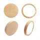 Miroir cosmétique rond portable en bois pur petite princesse vanité maquillage étudiant